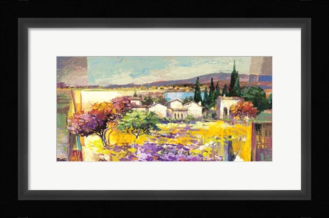 Framed Estate Mediterranea (detail) Print