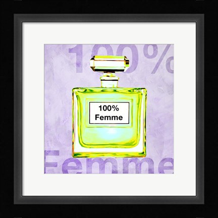 Framed 100% Femme Print