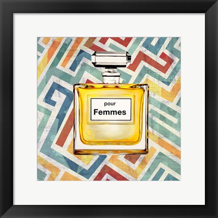 Framed Pour Femmes I Print