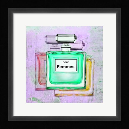 Framed Pour Femmes II Print