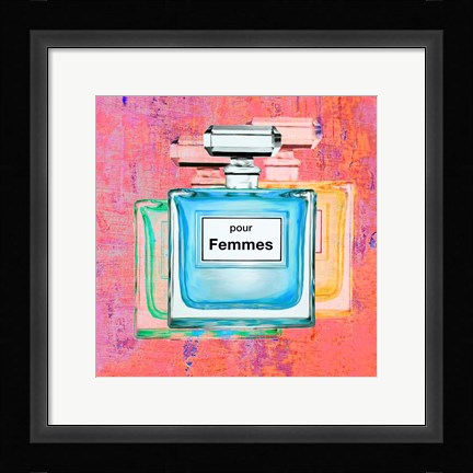 Framed Pour Femmes III Print