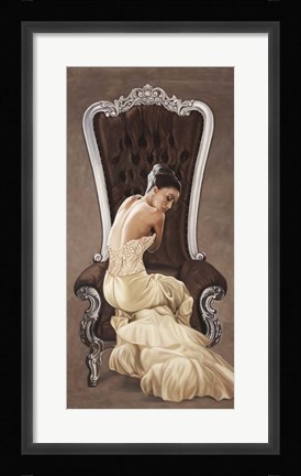 Framed Beautiful Queen I Print