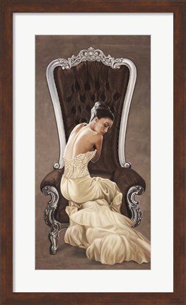 Framed Beautiful Queen I Print