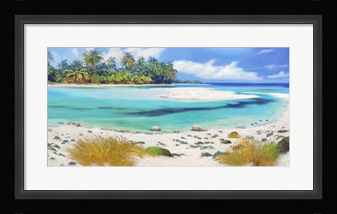 Framed Tropical Paradise Print