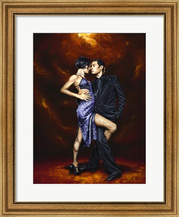 Framed Held in Tango Print
