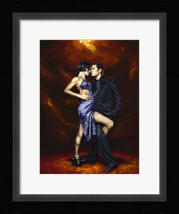 Framed Held in Tango Print