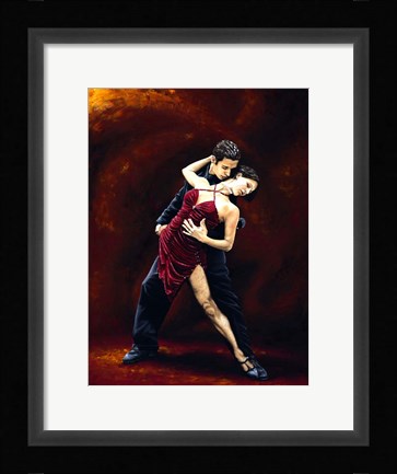 Framed Passion of Tango Print