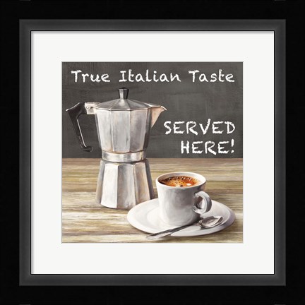 Framed True Italian Taste Print