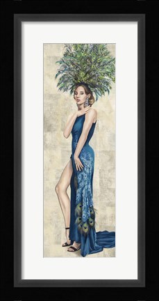 Framed Deco Princess I Print