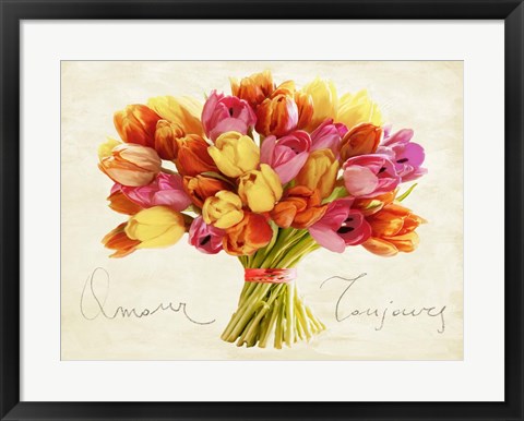 Framed Amour Toujours Print