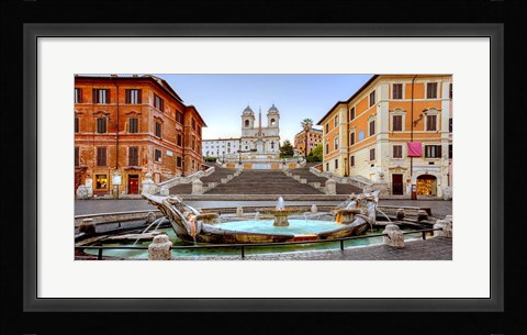 Framed Piazza di Spagna, Roma Print