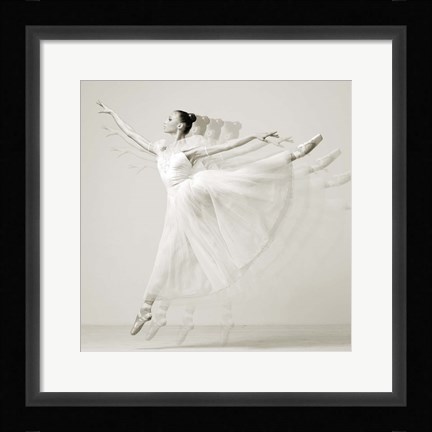 Framed Leaping Beauty (detail) Print