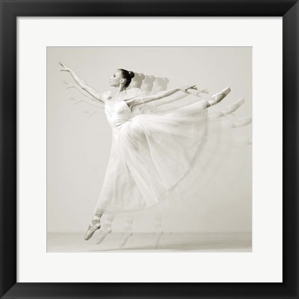 Framed Leaping Beauty (detail) Print