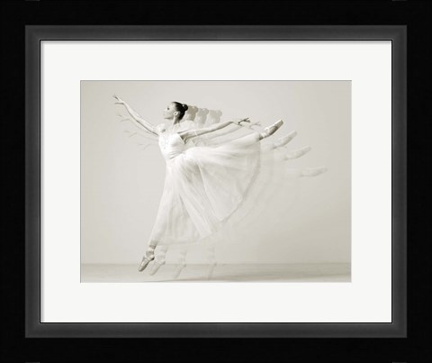 Framed Leaping Beauty Print