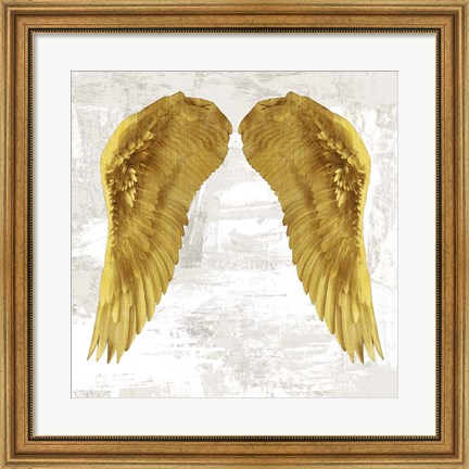 Framed Angel Wings IV Print