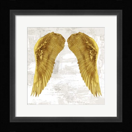 Framed Angel Wings IV Print