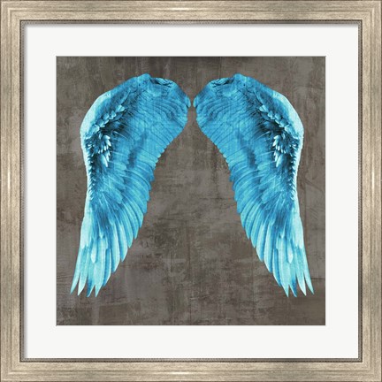 Framed Angel Wings V Print