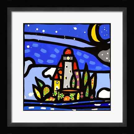 Framed Isola e Luna (detail) Print