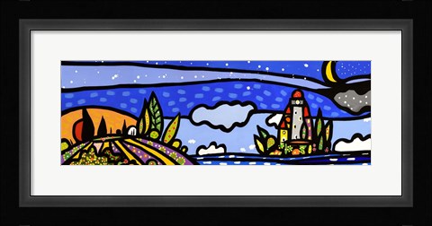 Framed Isola e Luna Print