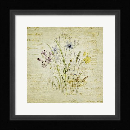 Framed Flower Print Four Print