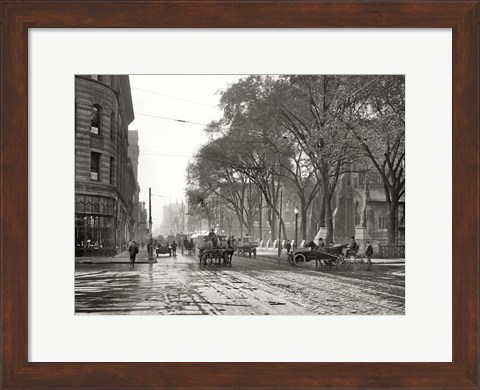 Framed 1916 - St Catherine Street Print