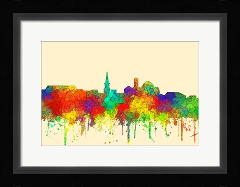 Framed Alexandria Virginia Skyline-SG Print