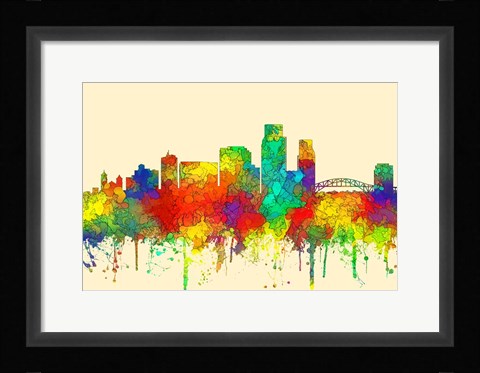 Framed Corpus Christi Texas SG Print