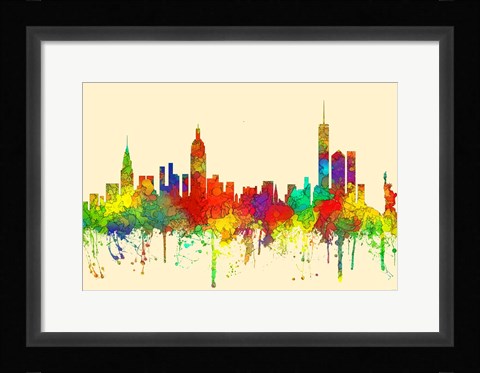 Framed New York NY-SG Print