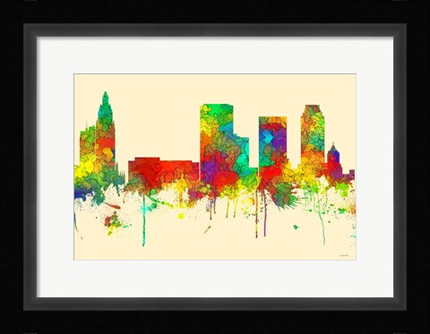 Framed Tulsa Oklahoma-SG Print