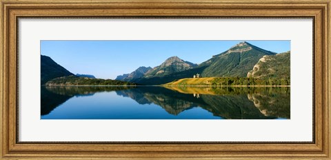 Framed Prince of Wales Hotel in Waterton Lakes National Park, Alberta, Canada Print