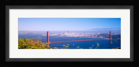 Framed View of the Golden Gate Bridge, San Francisco, California Print