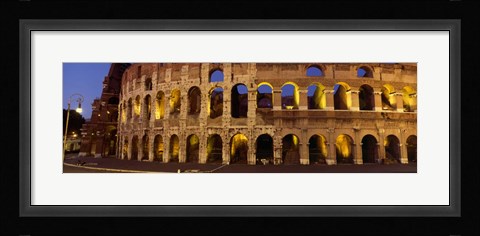Framed Ruins of an Amphitheater, Coliseum, Rome, Italy Print