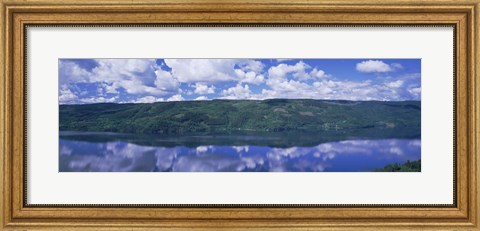 Framed View of Tyrifjorden, Honefoss, Norway Print