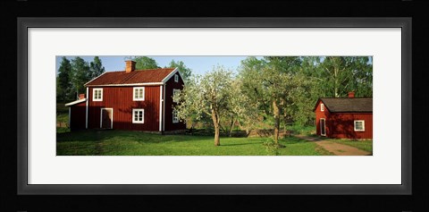 Framed Sweden House Print