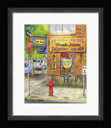 Framed Portland Neon Treats Print