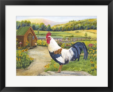 Framed Lil Glenn Print