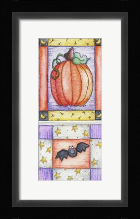 Framed Holloween Window Print