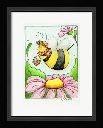 Framed Buzzbee Print