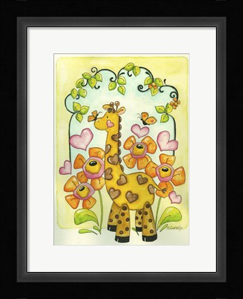 Framed Childrens Safari Print