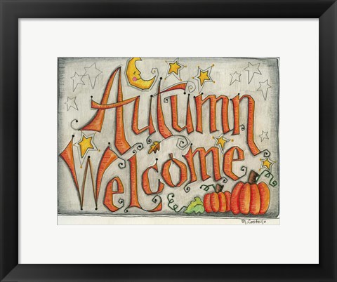 Framed Autumn Print