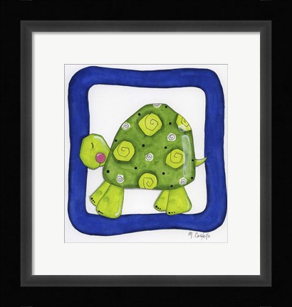 Framed Favorite Pets Turtle Print