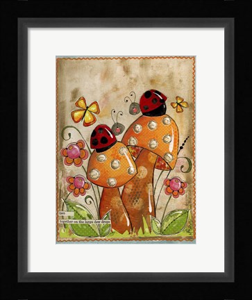 Framed Ladybug Friends Print