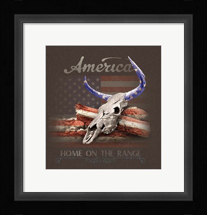 Framed America Print
