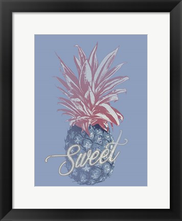 Framed Pineapple Sweet Print
