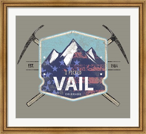 Framed Vail II Print