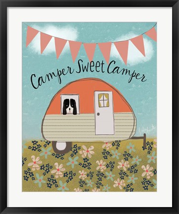 Framed Sweet Camper Print