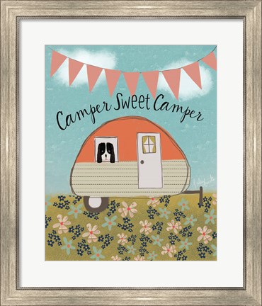 Framed Sweet Camper Print