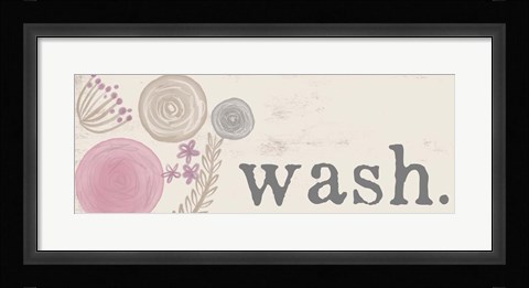 Framed Wash Print