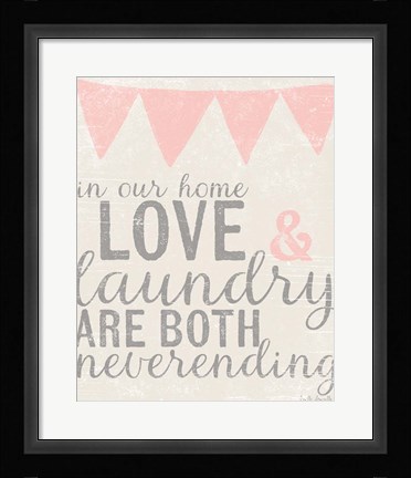 Framed Neverending Laundry Print