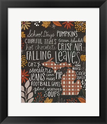 Framed Fall Print